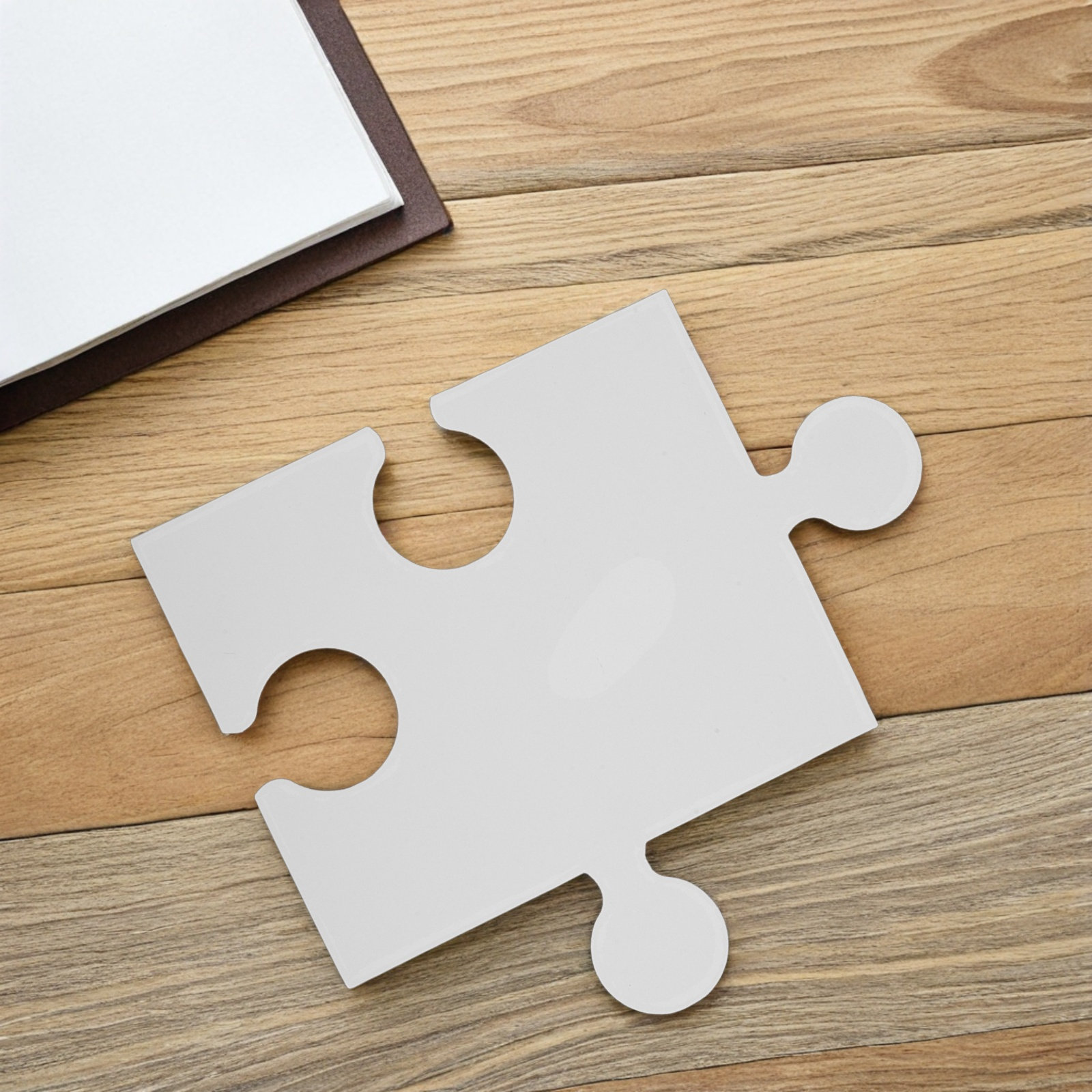 Puzzle Blank White - 60 Pezzi di Puzzle Bianchi di