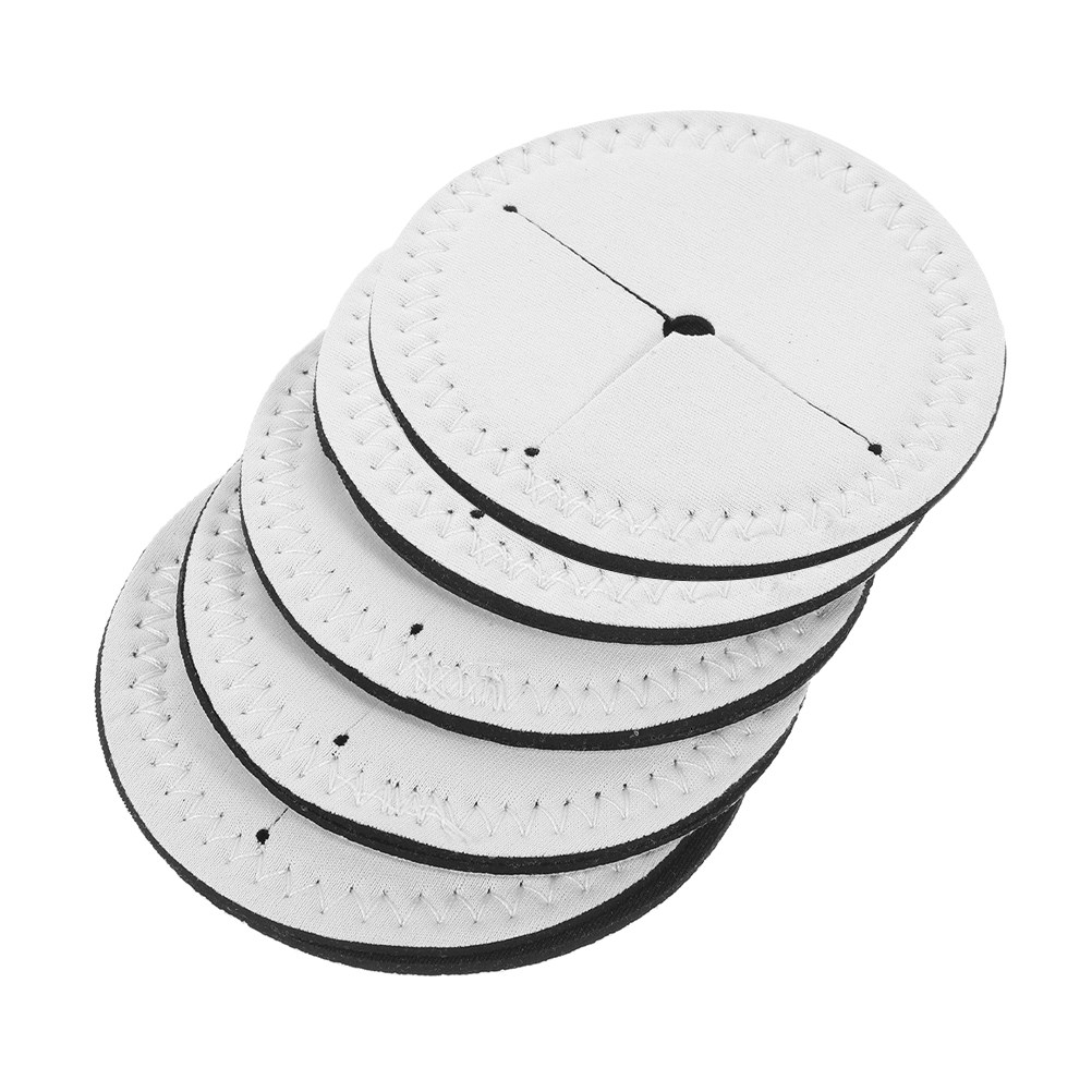 Coaster Sublimation Blank - 5 Pezzi Sottobicchieri Bianchi Rotondi per