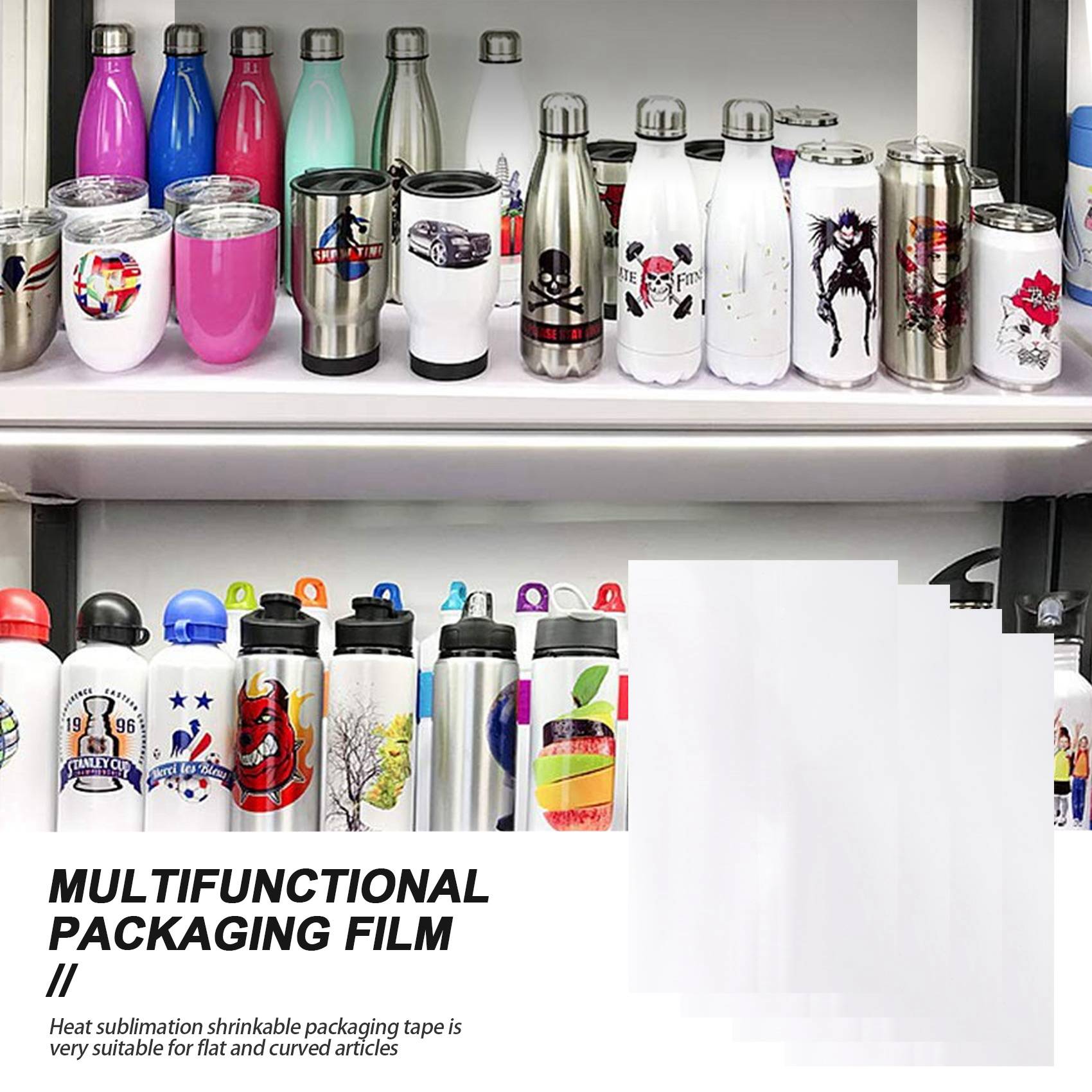 Sublimation Mug White - -FTGT 30 pezzi di pellicola termoretraibile