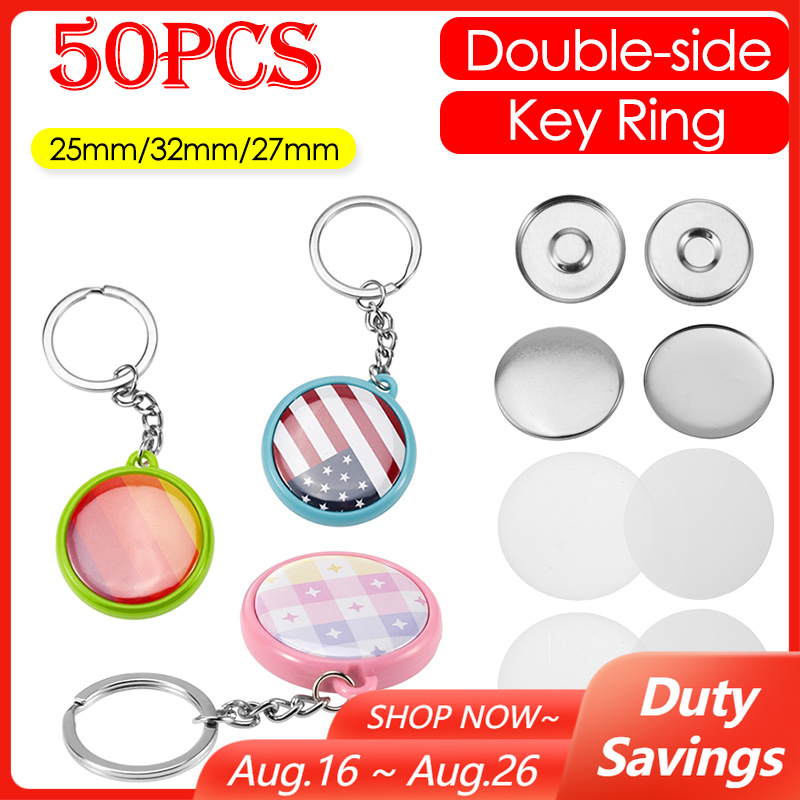 Button Badge Blank - Set da 50 Pezzi di Componenti