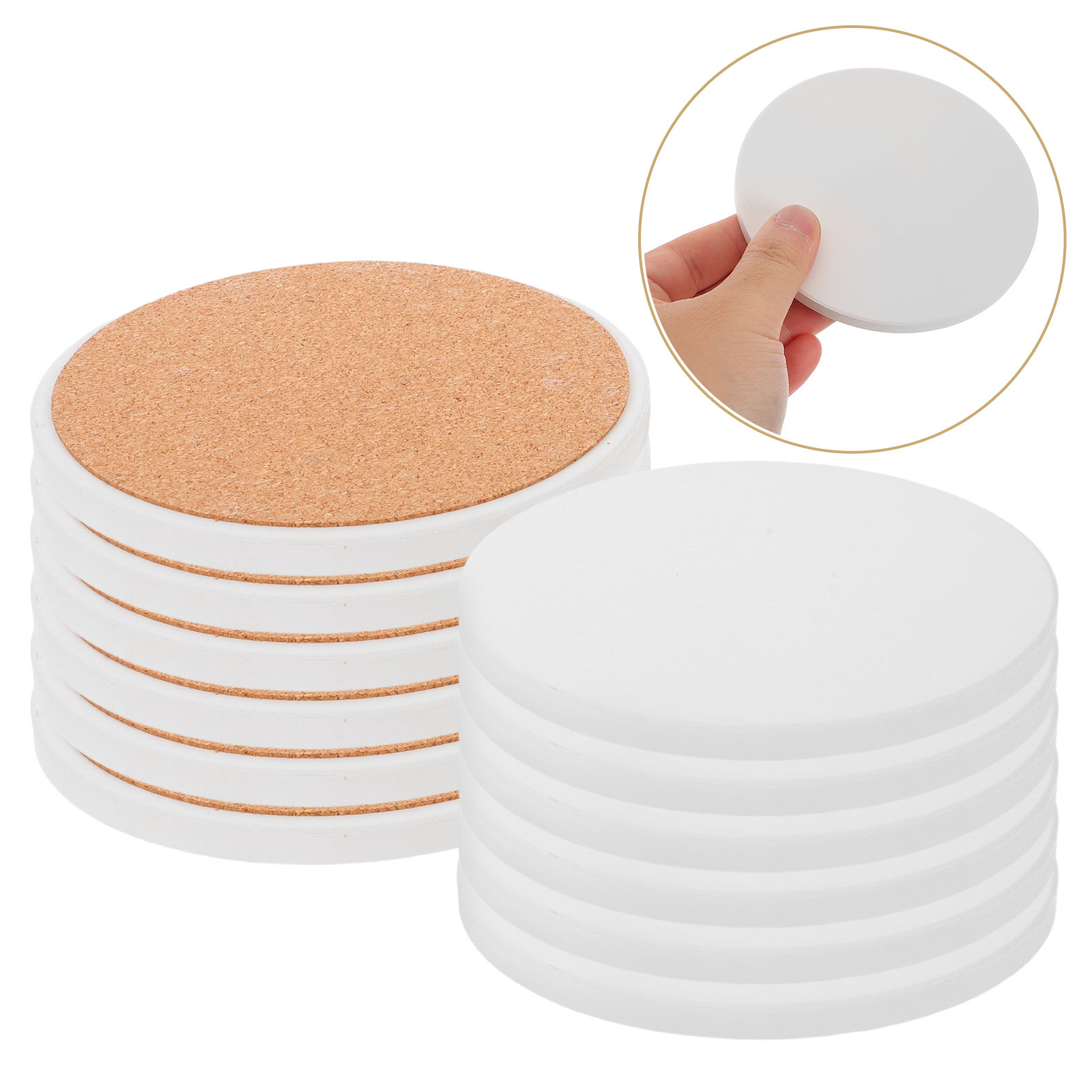 Set di 12 Sottobicchieri in Ce - Coaster Sublimation Blank recensione e prezzo