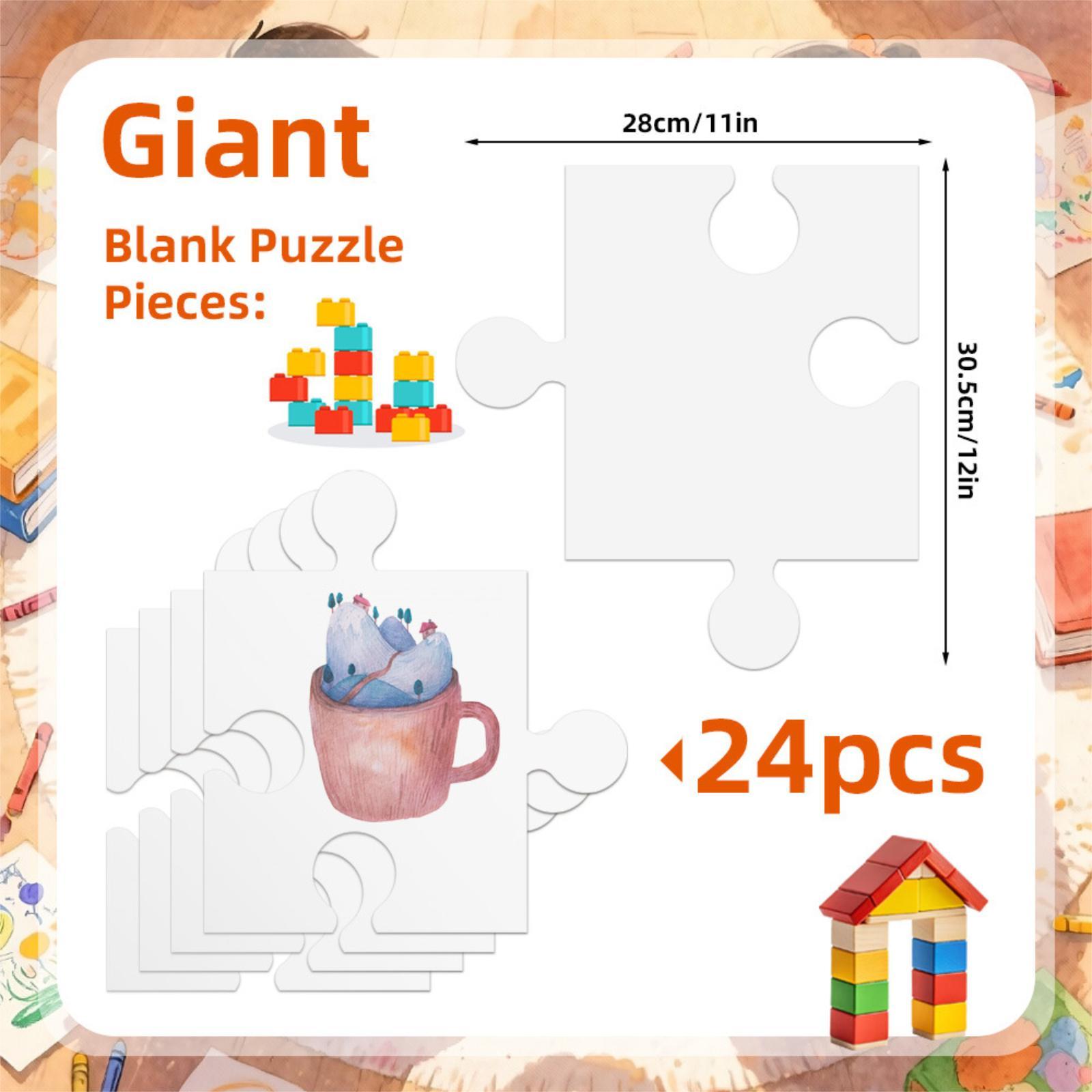 24x Puzzle Bianchi in Cartone  - Puzzle Blank White recensione e prezzo