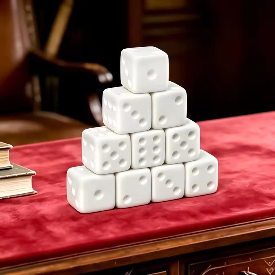 10 pezzi/set di dadi bianchi v - Puzzle Blank White recensione e prezzo