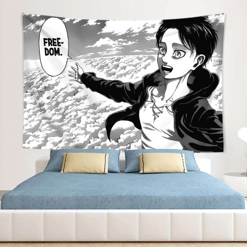 Eren Yeager Freedom Manga Post - Canvas Wrap Ready recensione e prezzo