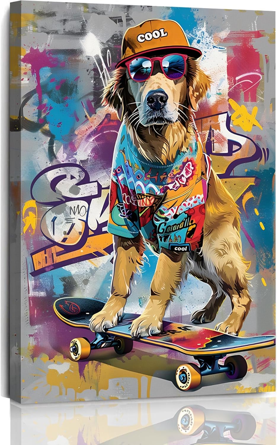 1p, Quadro su Tela Colorato di - Canvas Wrap Ready recensione e prezzo