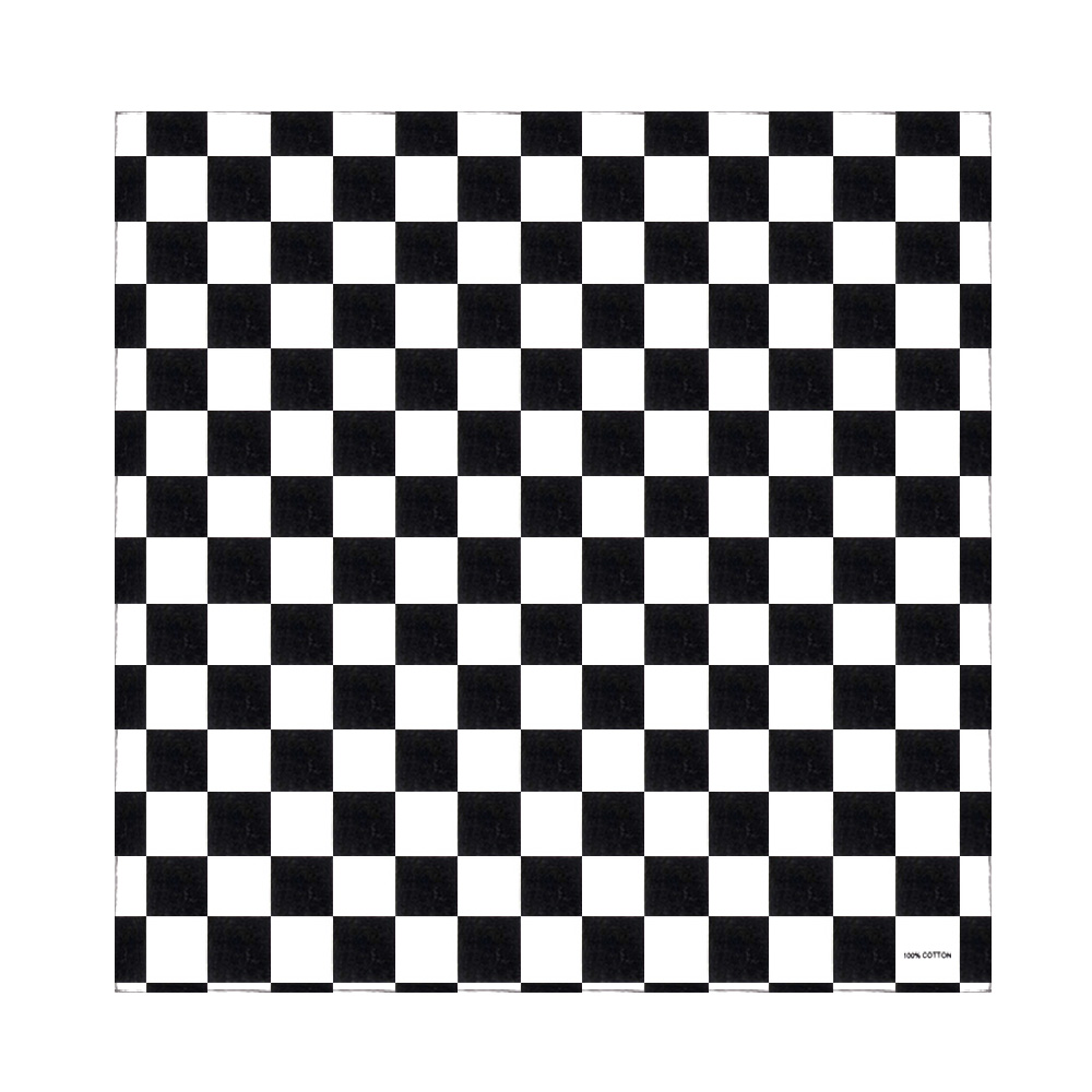 Bandana Bandiera a quadretti B - Bandana Blank White recensione e prezzo
