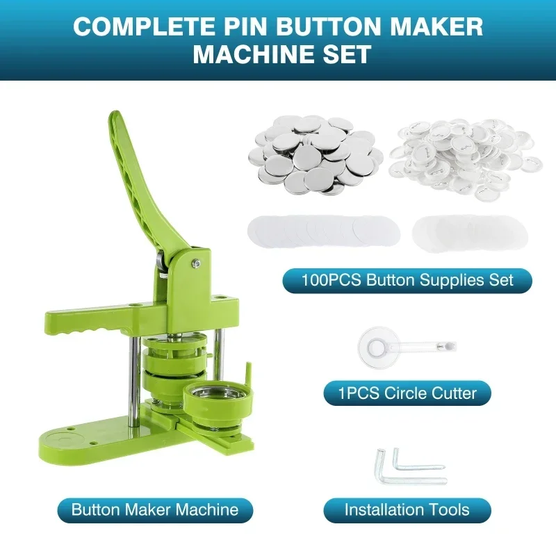 25/32/37/44MM Button Maker Mac - Button Badge Blank recensione e prezzo