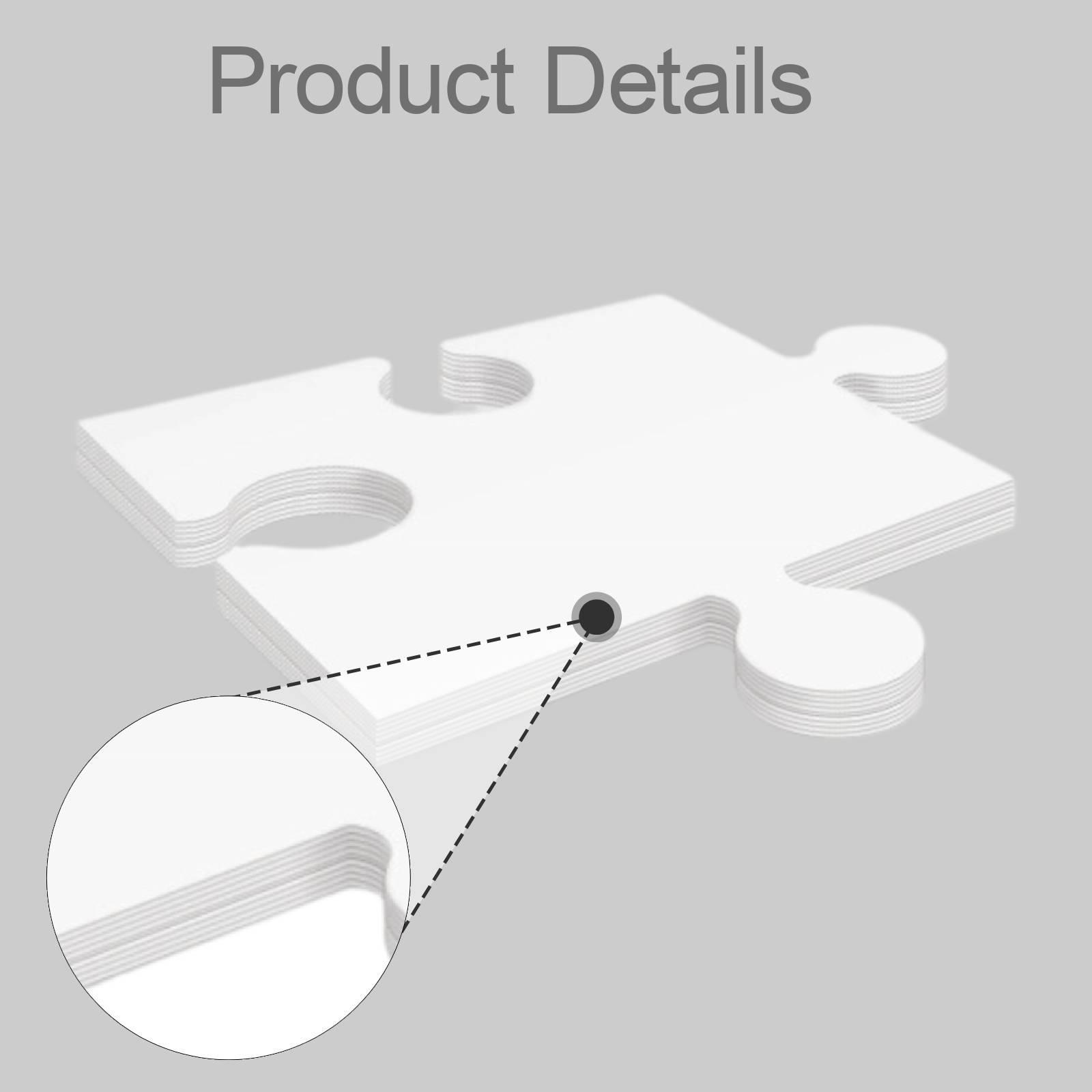 24 Puzzle Bianchi in Cartone 3 - Puzzle Blank White recensione e prezzo